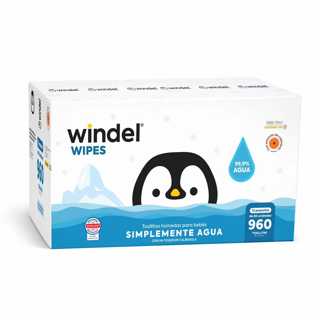 Windel Wipes Caja 12x80