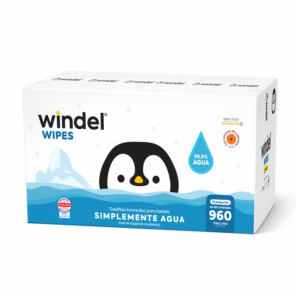 Windel Wipes Caja 12x80