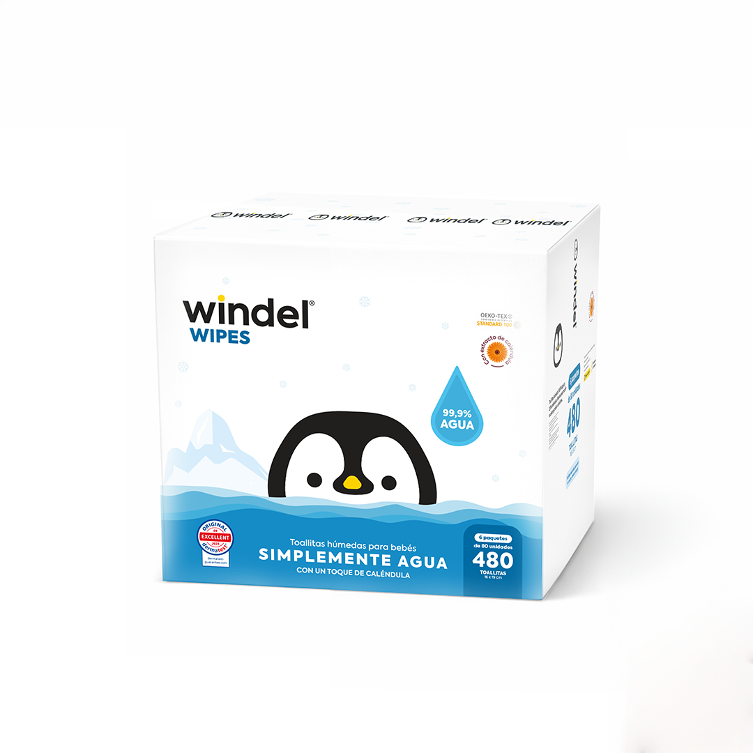 Windel Wipes Caja 6x80