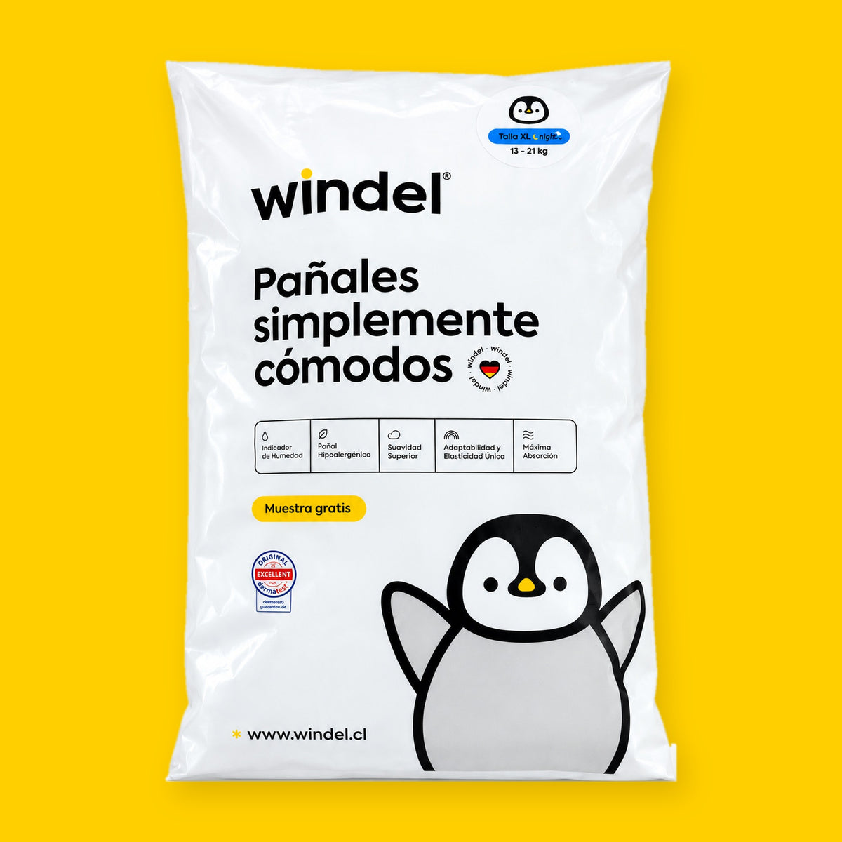 Muestra gratis de pañal Windel